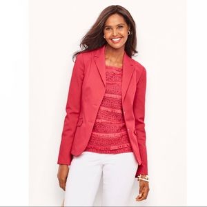 Talbots | 16P | Coral Fringed Sleeveless Top